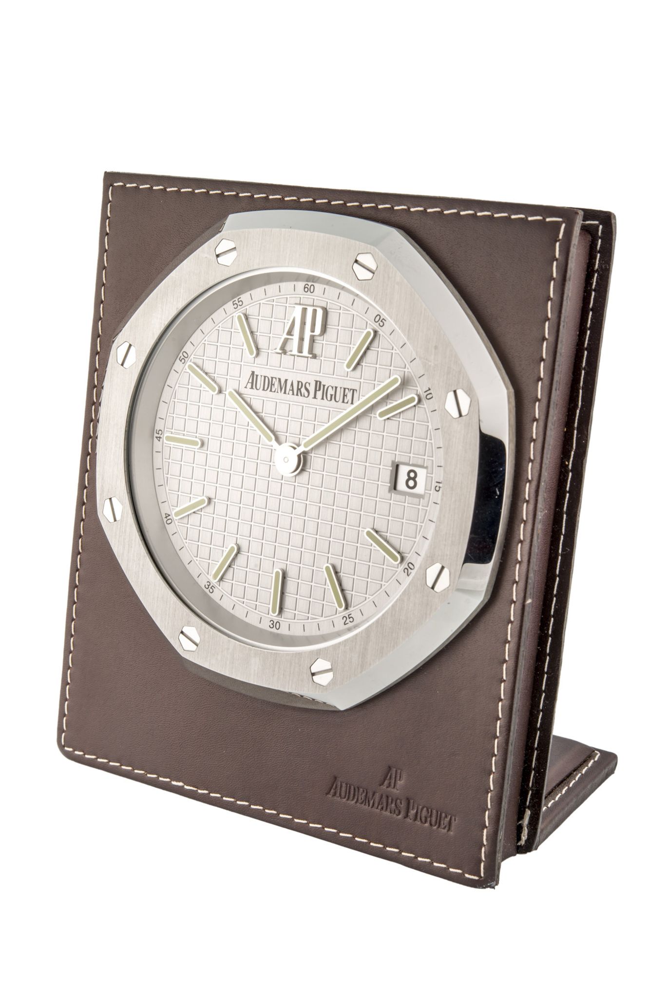 AUDEMARS PIGUET, ROYAL OAK, DESK CLOCK, 8 DAYS Important Modern