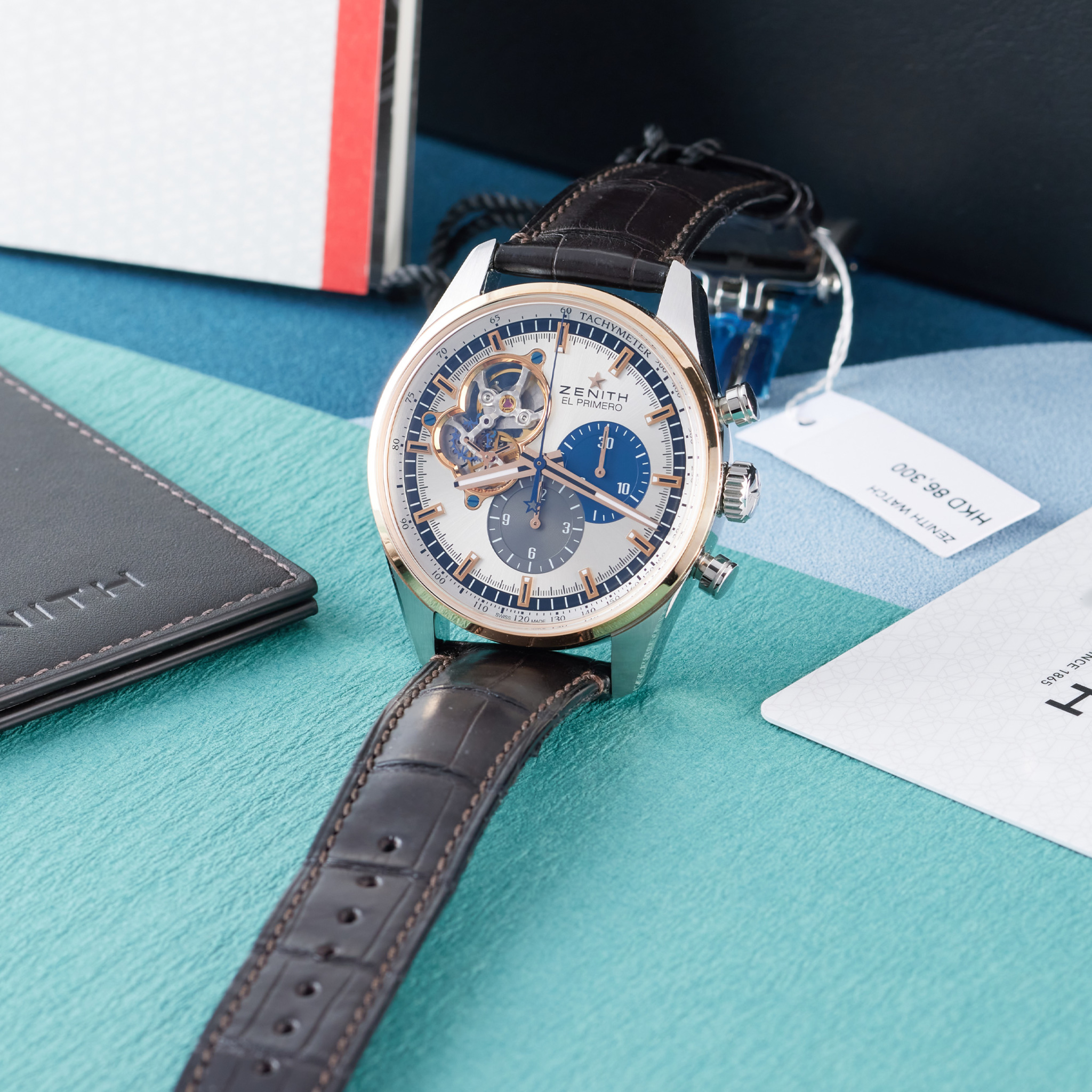 ZENITH EL PRIMERO CHRONOMASTER, STEEL AND GOLD,NEW OLD STOCK Hong Kong,November 2526, 2022